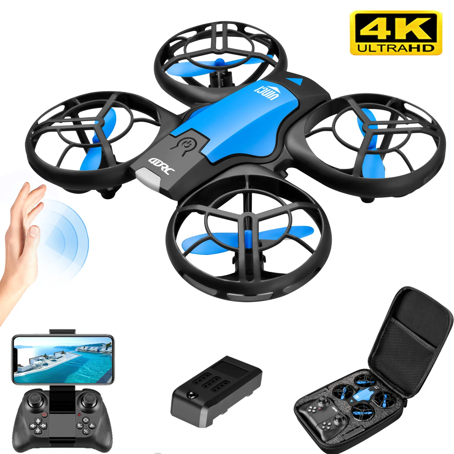V8 New Mini Drone 4K Professio - огляд і ціна Drone Camera Hd