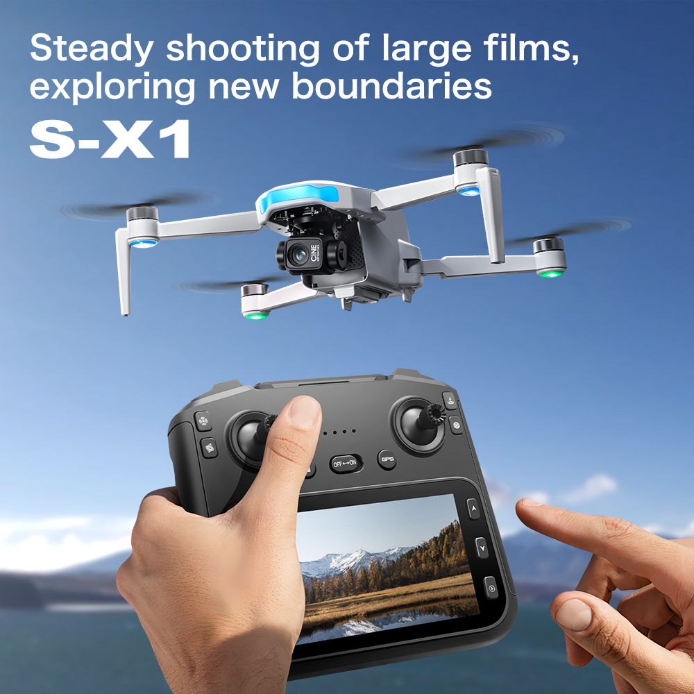 Original S-X1 GPS Foldable RC  - огляд і ціна Drone Camera With Gimbal