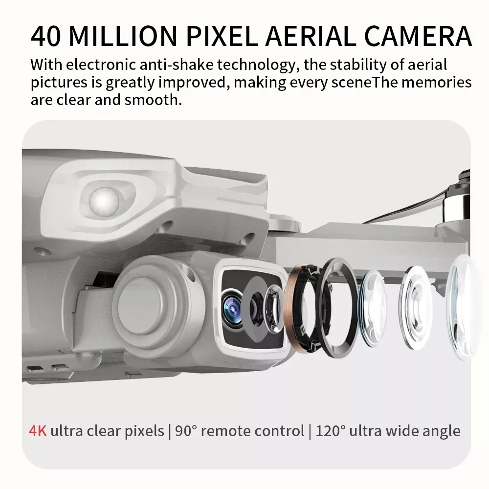 Drone L900 Pro 4K Professional - огляд і ціна Drone Camera Lens