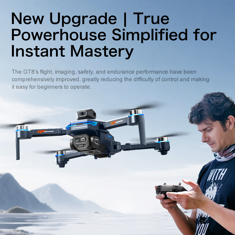 Original GT8 drone 8K HD dual  - огляд і ціна Drone Camera Night Vision