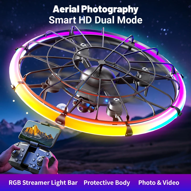JJRC H145 UFO RC Drone with Du - огляд і ціна Drone Camera Lens